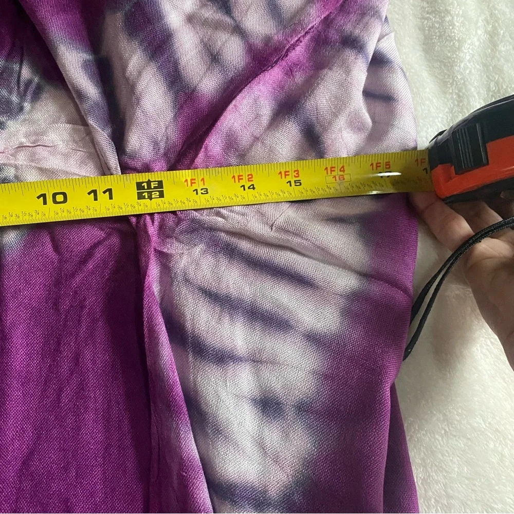 Free People Purple tie dye Kimono - Picture 9 of 12